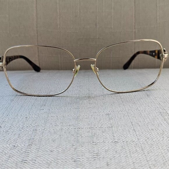 Dana Buchman Women Eyeglasses Frame MIRAMAR Glasses Gold Tone Brown Tortoise - Picture 2 of 11